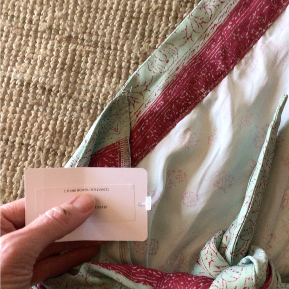 HOST PICK! Saale ❤️♥️❤️Free People scarf halter bodysuit - Picture 8 of 8